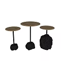 Modern Side Table Tea Table Corner Table Stone Corner Table Stone Side Table 3d model