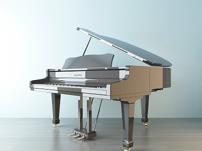 Modern Piano 3d model