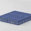Blue and White Checkered Mattress High Quality Comfortable Home Classic Design