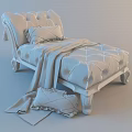 Sofa recliner 3d model