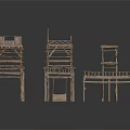 Handcrafted Wooden Furniture With Various Designs And Natural Wood Structures