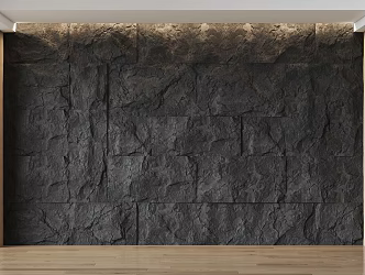rock background wall 3d model