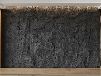 rock background wall 3d model