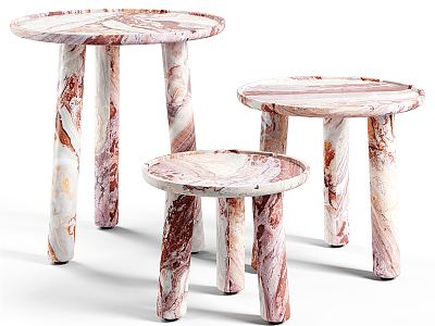 Modern Stool Marble Stool model