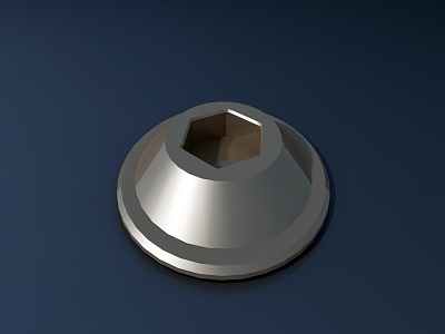 Modern Nut 3d model