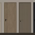 Modern Hinged Doors in Various Colors with Minimalist Design and Sleek Handles