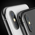 Apple iPhone Smartphones in White and Black with Colorful App Icons