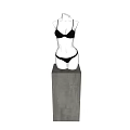 Modern Model Underwear Model 3d model