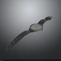 Elegant Stylish Watch With Blue Leather Strap And Silver Dial For Fashion Accessories