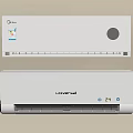 White Wall Mounted Midea And Universal Air Conditioner Fan Units For Home Use