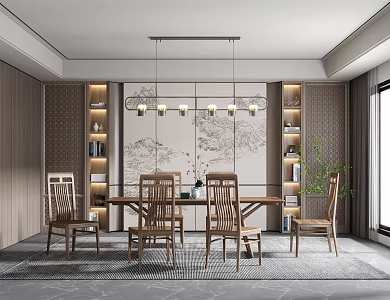New Chinese Restaurant 3d model