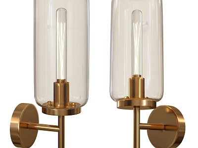 Bauers French Wall Lamp 18w 3d model