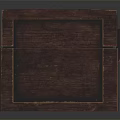 Classic Wooden Storage Box With Natural Wood Grain And Wooden Latch For Home Organizing