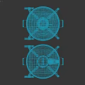 Black Outdoor Grills with Metal Stands Wire Racks and Wheels