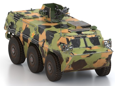 ZSL92A armored vehicle armored transport vehicle infantry fighting vehicle armored transport vehicle 3d model