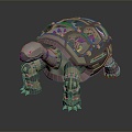 Modern Robot Mechanical Tortoise Mechanical Animal Science Fiction Tortoise 3d model