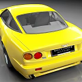 Yellow Sports Car Featuring Sleek Front Design Modern Headlights And Shiny Exterior