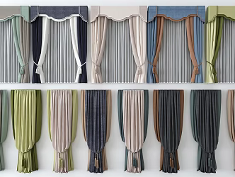 Curtains 3d model