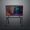 Smart Interactive Display With Adjustable Stand And Digital Interface Screen