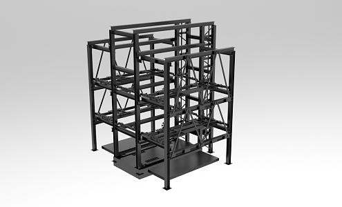 Automatic intelligent parking 507 3d model