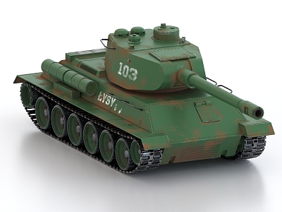 Tanks T3485 armored vehicles 3d model