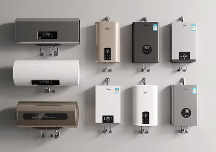 Modern water heater 3d model