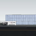 Modern Sales Office Architecture Commercial Architecture Exhibition Art Gallery Architecture 3d model