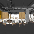 Art Studio For Book Art Featuring Easels With Portrait Drawings And Central Sculpture