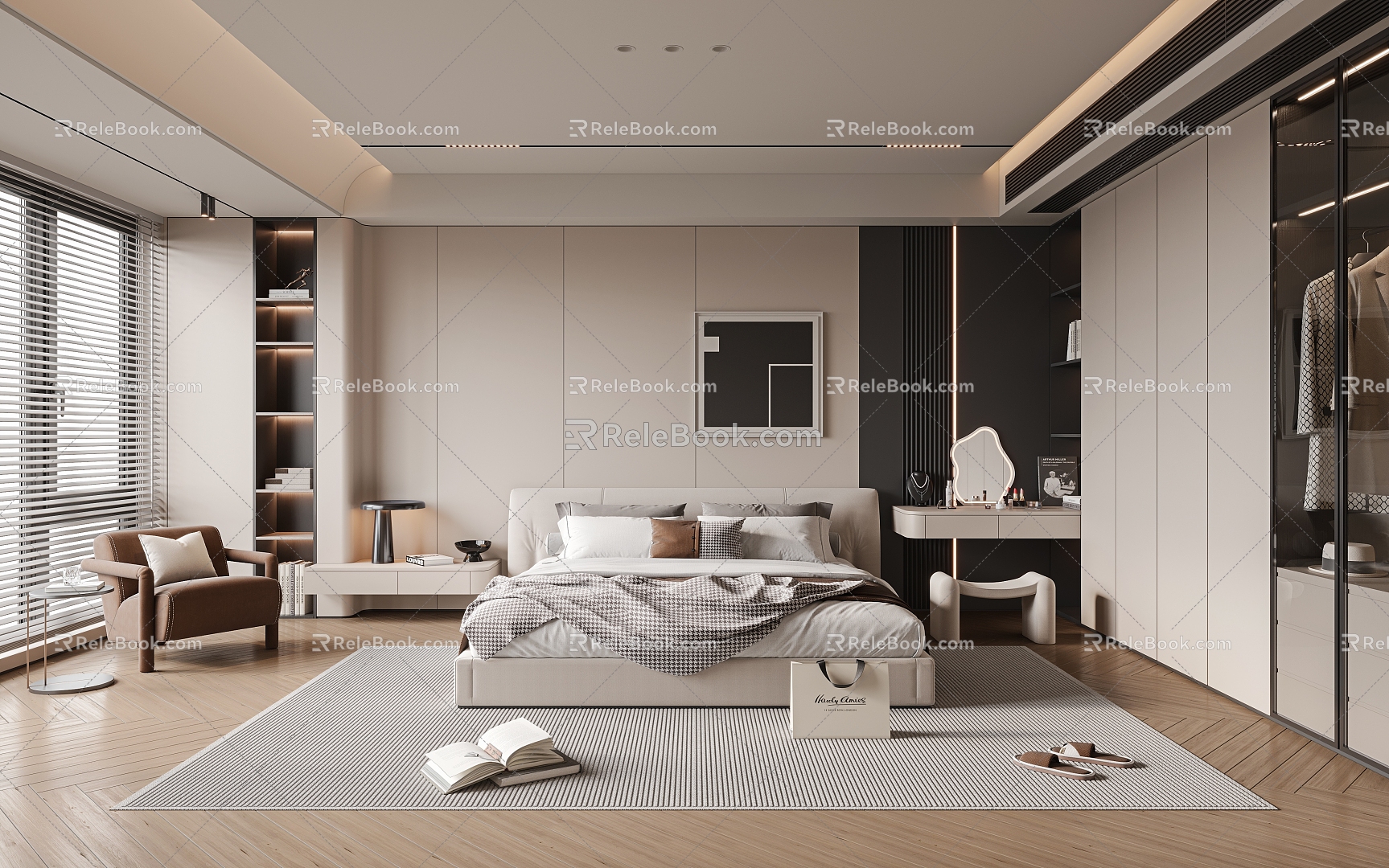 Modern Bedroom 3d model