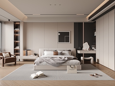 Modern Bedroom 3d model