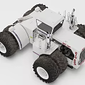Big Bud 640 24 White Heavy Duty Functional Tractor With Large Tires