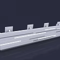 Modern Reception Desk Designs With Curved Straight Shapes And White Sleek Finish