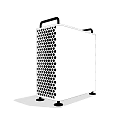 Computer PC Case Featuring Perforated Front Panel Top Handles And Stable Base Feet 3d model
