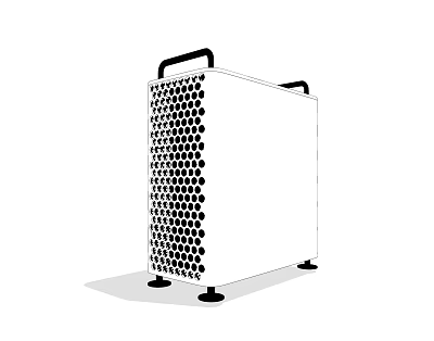 modern host apple host 3d model modern host apple host 3d model