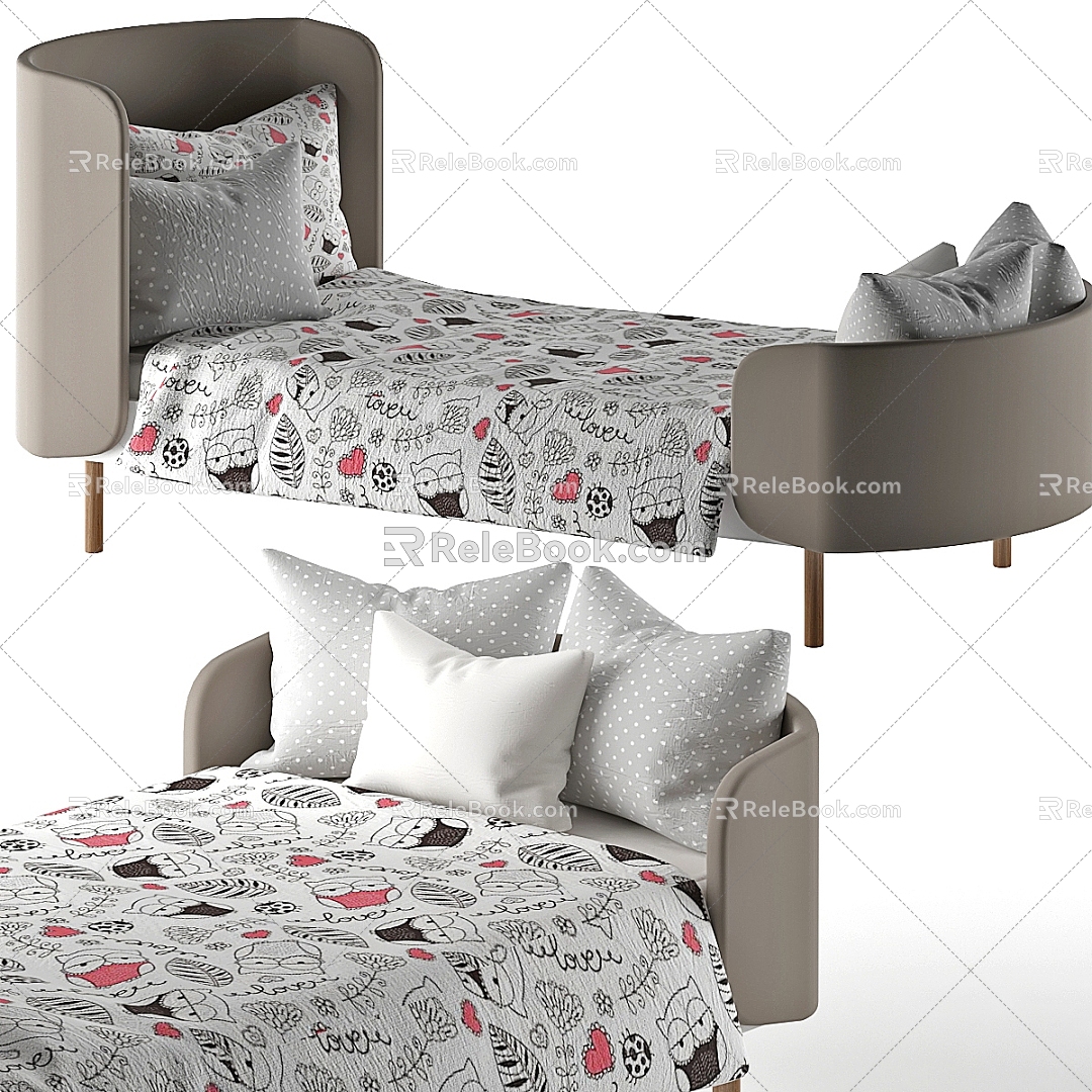 Children's bed 3d model