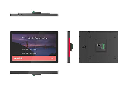 Dynabook Laptop With Multiple Angles Screen Display And Rear Ports Design 3d model