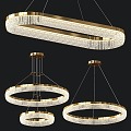 Chandelier Combination Lamp Chandelier Ceiling Lamp Lighting Appliance Art Furniture Light Luxury Bulb Shaped 3d model