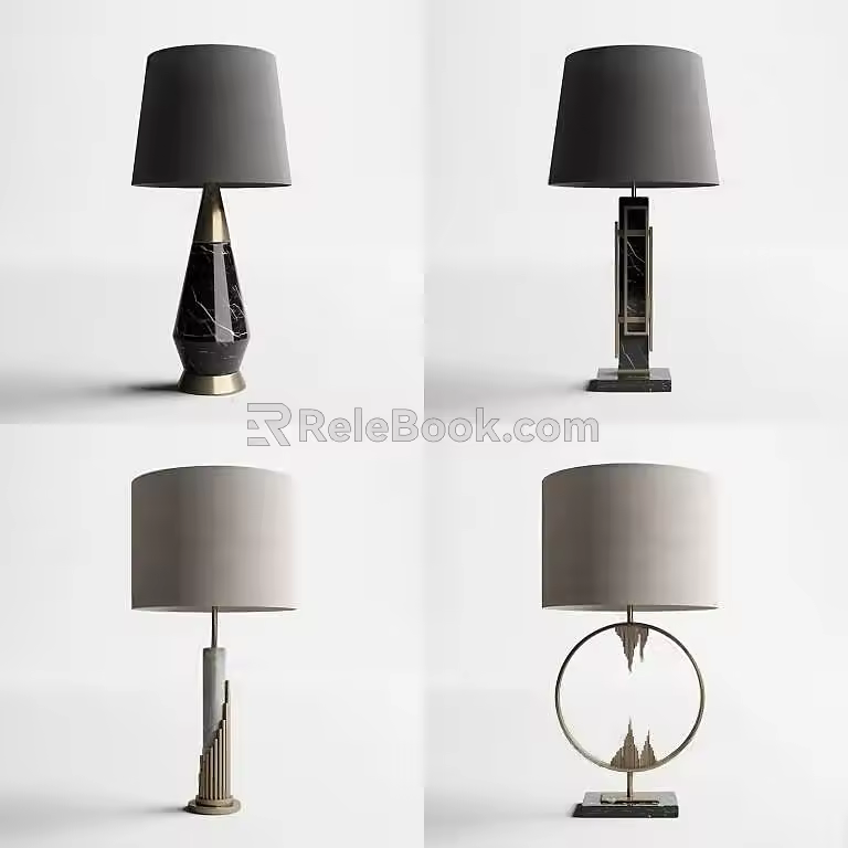 Table lamp 3d model