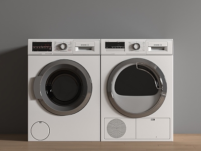 washing machine wall mounted washing machine drum washing machine mini washer dryer water heater 3d model