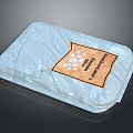 Transparent Plastic Storage Bag with Ultimate Storage Solution Label for Home Organizing