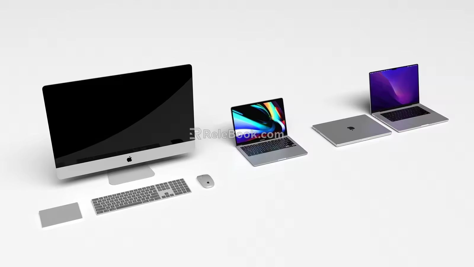 MACpro Apple Computer Laptop Apple Notebook Apple Desktop 3d model