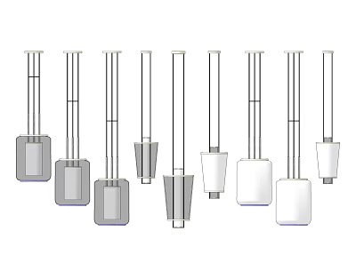 Modern chandelier 3d model Modern chandelier 3d model