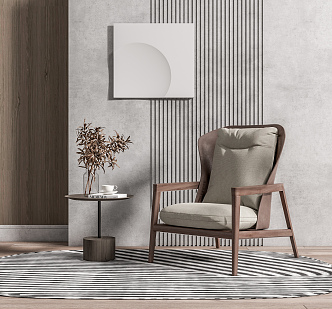 Modern Sofa Chair Leisure Chair Corner Combination 3d model