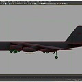 The imaginary enemy of the United States B52H B52H stratospheric fortress strategic bomber Boeing 3d model