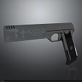 Modern Tactical Metal Pistol With Sleek Design And Ergonomic Grip