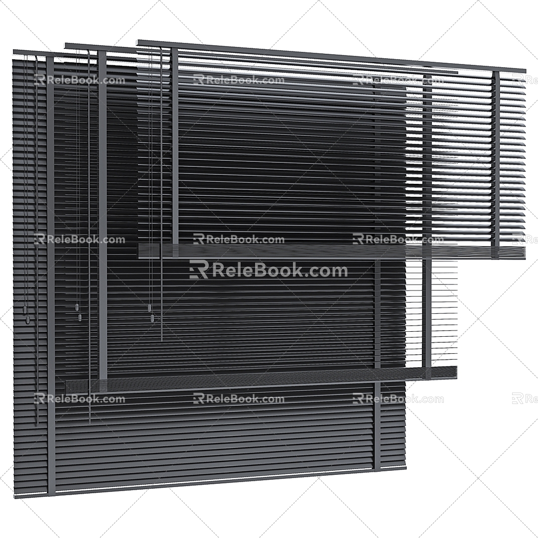 Modern venetian blinds blinds 3d model