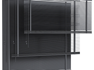 Modern venetian blinds 3d model