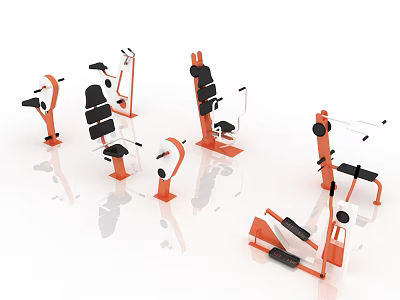 Fun Safe Kids Play Area Design With Slide Swing And Climbing Equipment 3d model