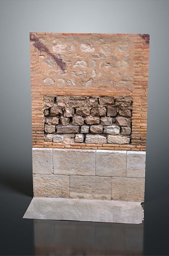 wall brick wall red brick red brick wall old brick wall old wall outdoor items 3d model