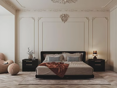 French Bedroom 3d model